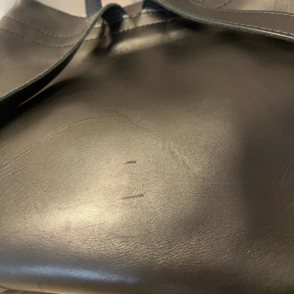 Portland Leather goods Black Backpack tote - Picture 8 of 8